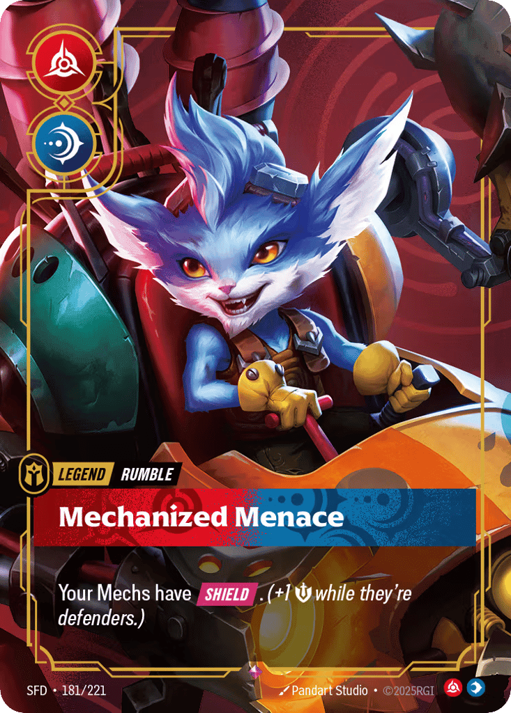 Rumble, Mechanized Menace [SFD 181/221] (Foil)
