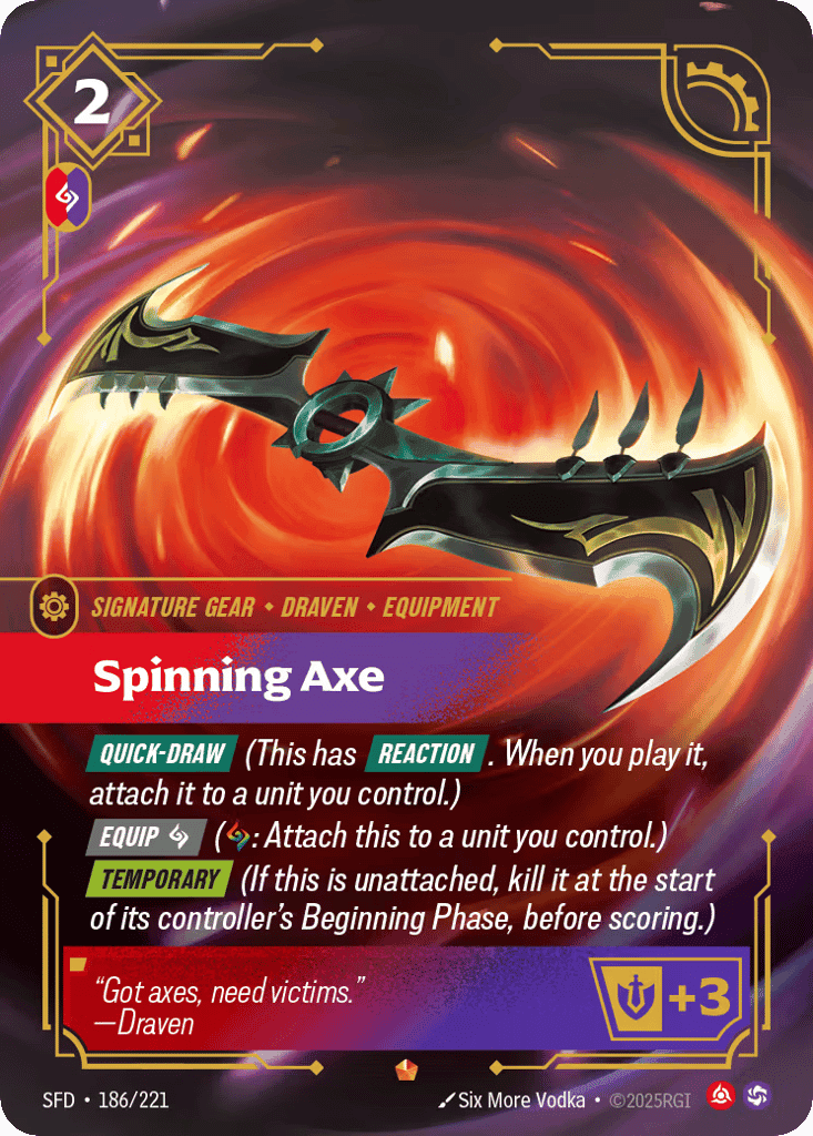 Spinning Axe [SFD-186] (Foil)