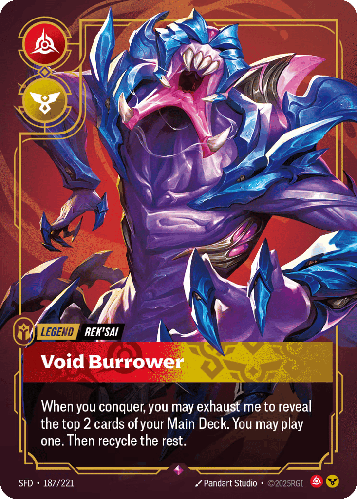 Rek'sai, Void Burrower [SFD 187/221] (Foil)
