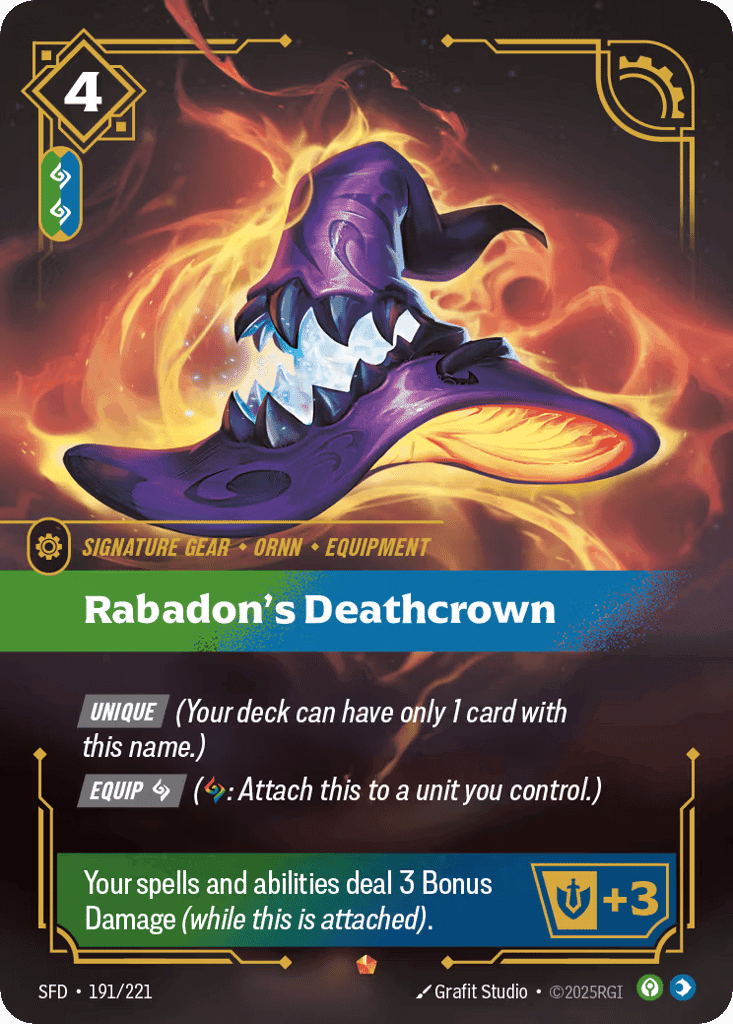 Rabadon's Deathcrown [SFD-191] (Foil)