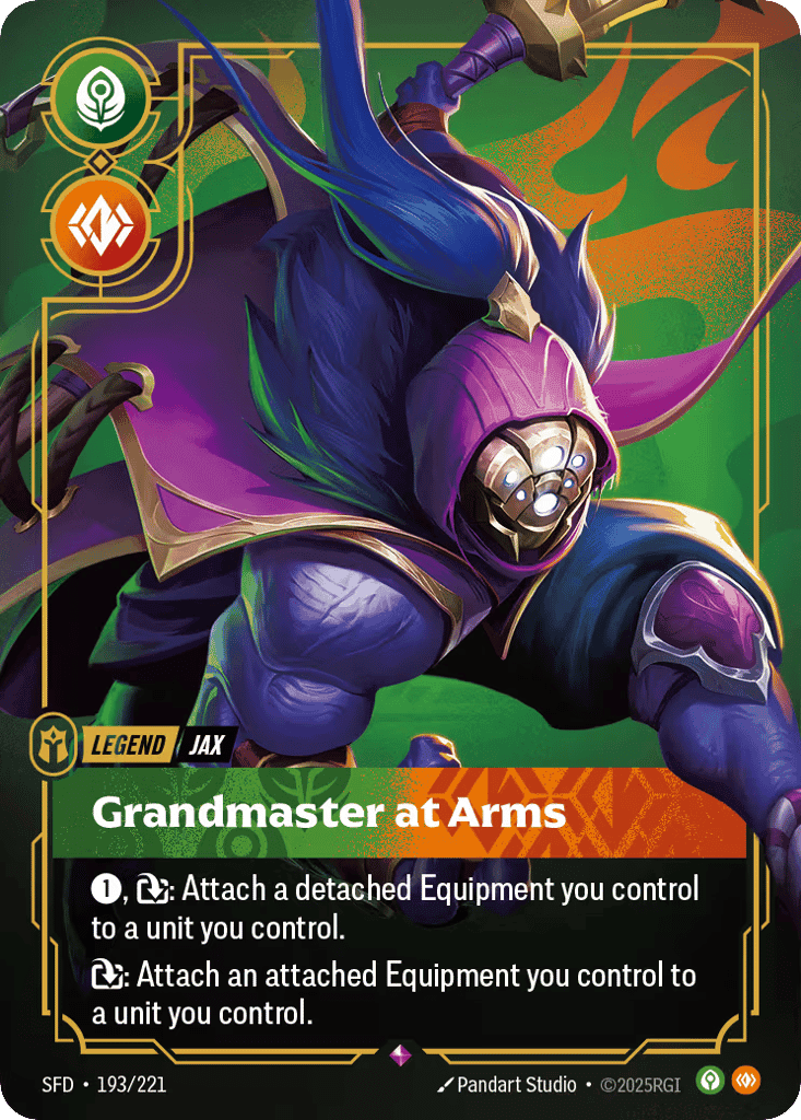 Jax, Grandmaster At Arms [SFD 193/221] (Foil)