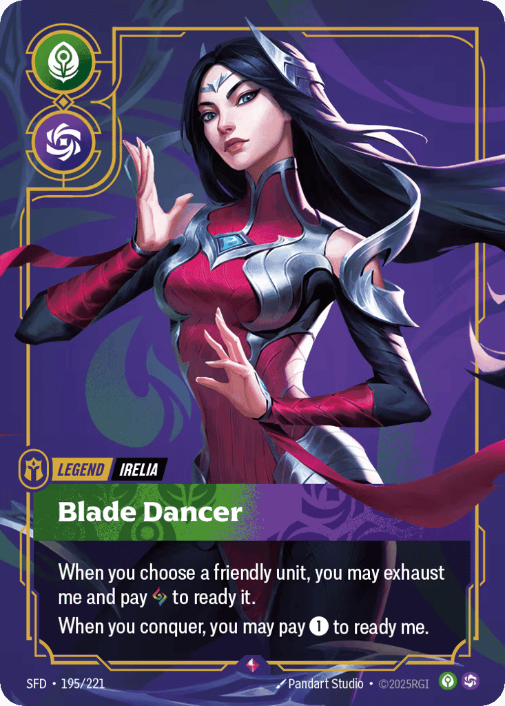 Irelia, Blade Dancer [SFD 195/221] (Foil)