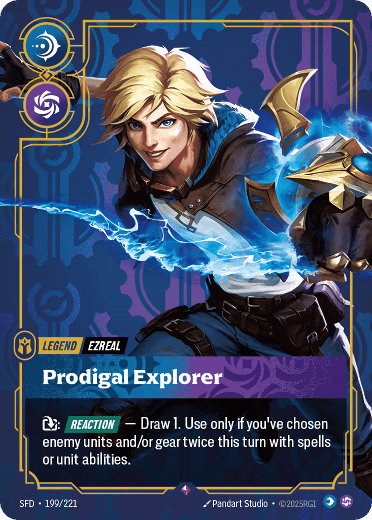 Ezreal, Prodigal Explorer [SFD 199/221] (Foil)