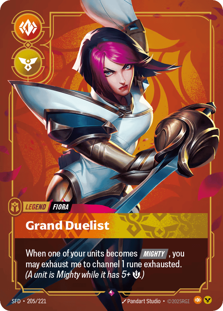 Fiora, Grand Duelist [SFD 205/221] (Foil)