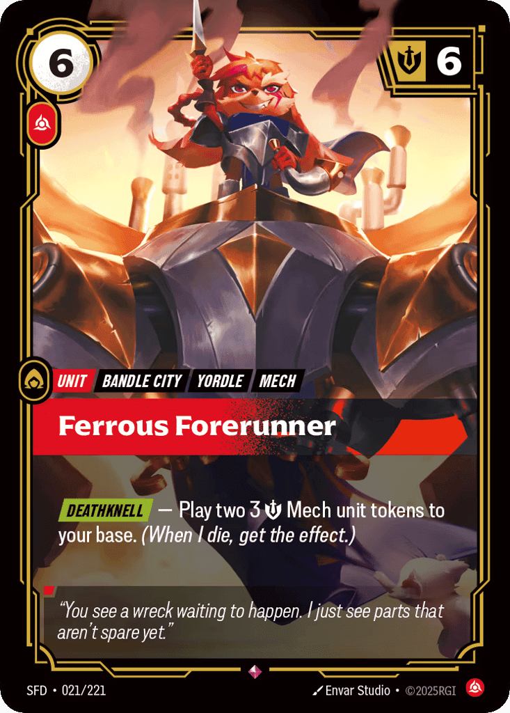 Ferrous Forerunner [SFD-021] (Foil)
