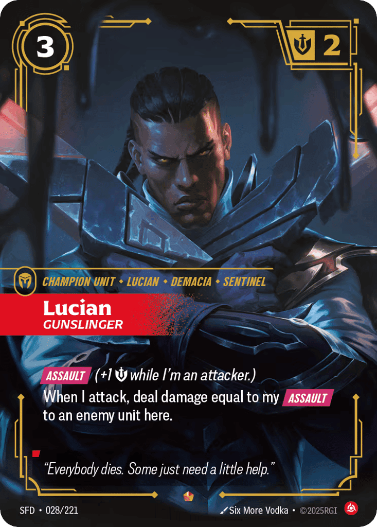 Lucian, Gunslinger [SFD 028/221] (Foil)