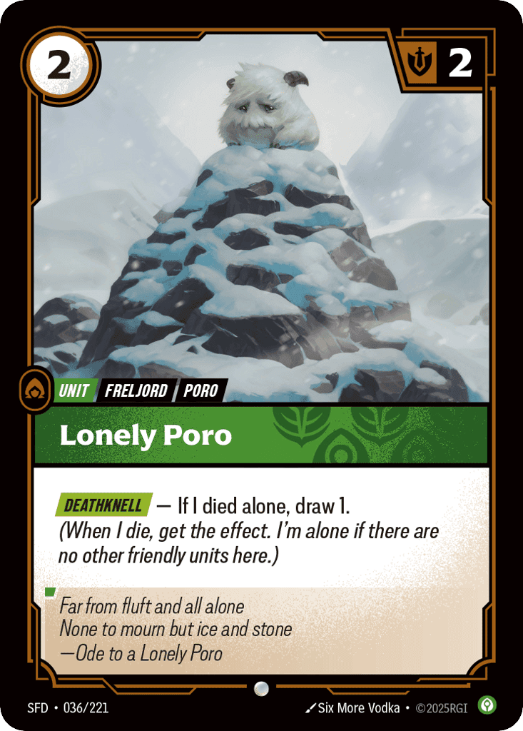 Lonely Poro [SFD-036] (Foil)
