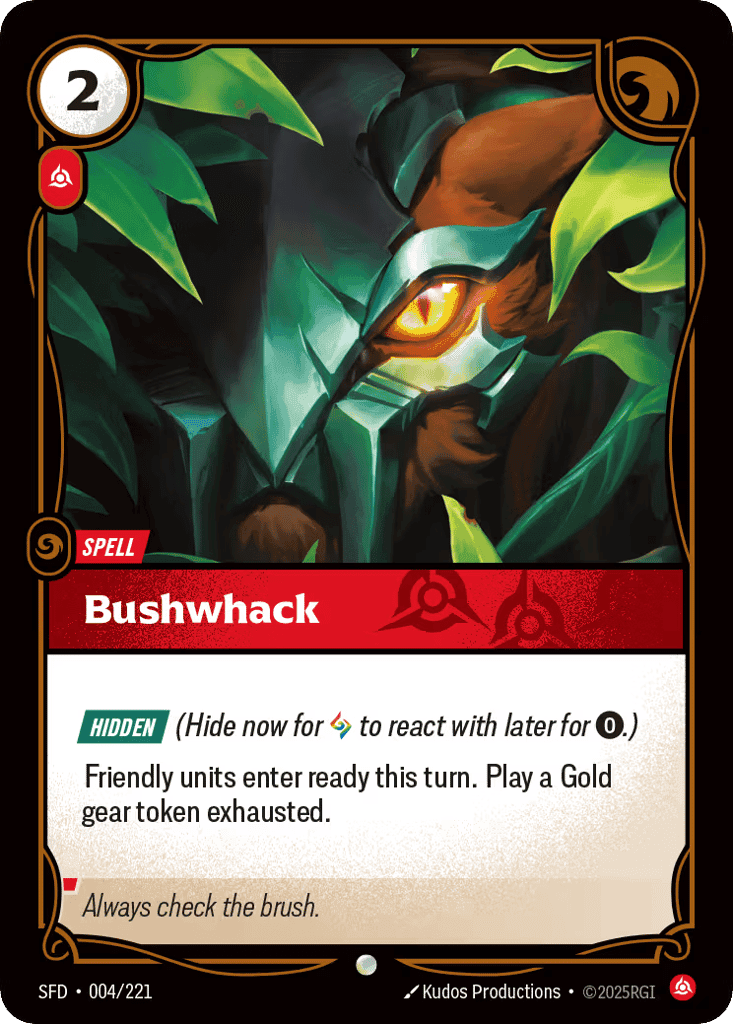 Bushwhack [SFD-004] (Foil)