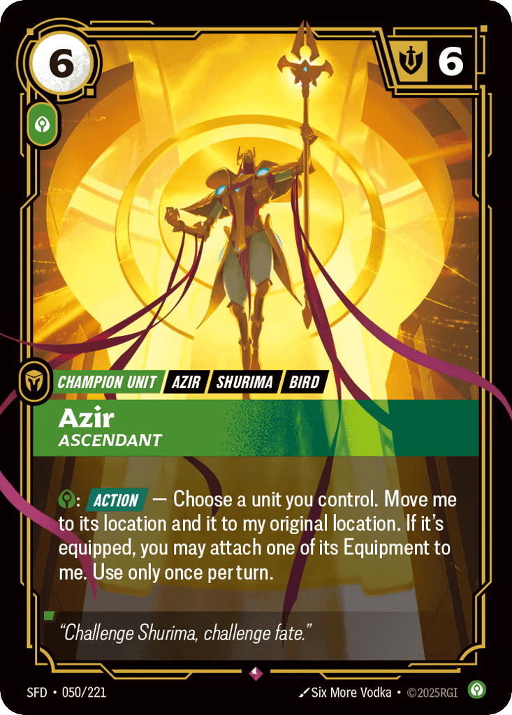 Azir, Ascendant [SFD 050/221] (Foil)
