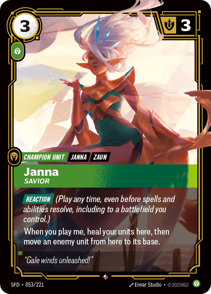 Janna, Savior [SFD 053/221] (Foil)