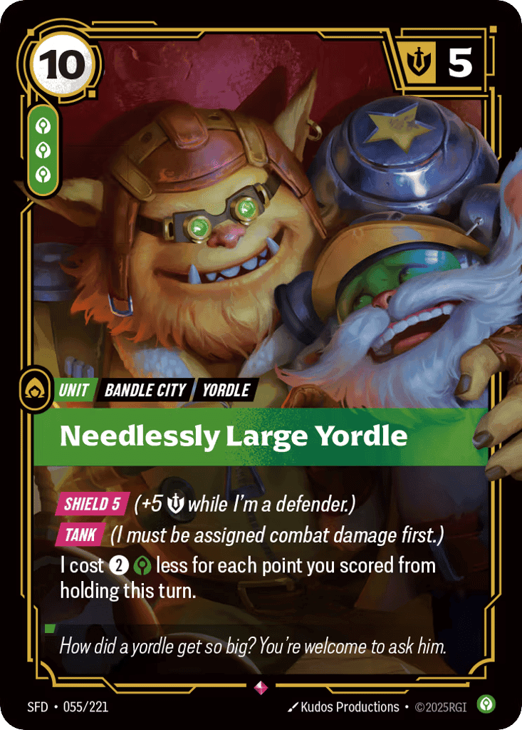Needlessly Large Yordle [SFD-055] (Foil)