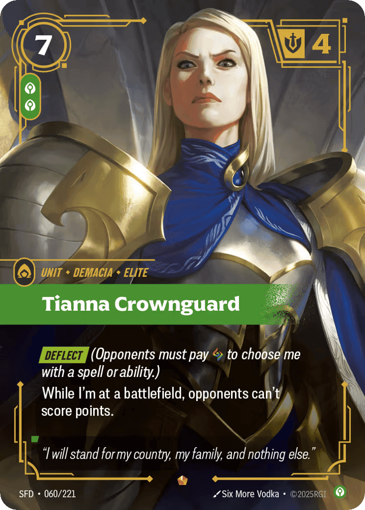 Tianna Crownguard [SFD-060] (Foil)