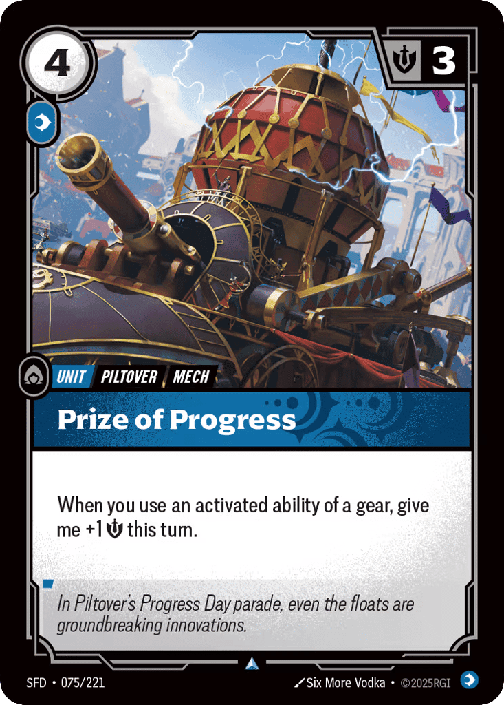 Prize of Progress [SFD-075]