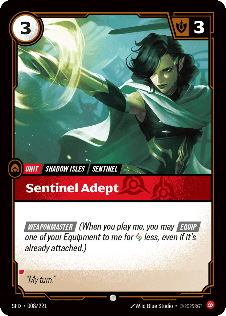 Sentinel Adept [SFD-008] (Foil)