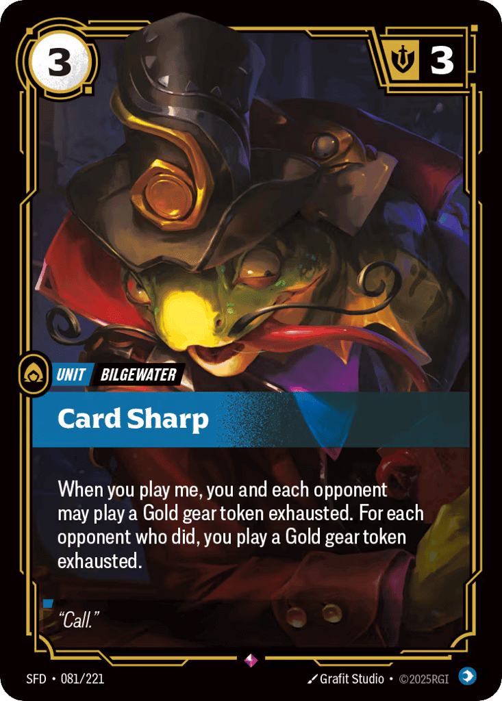 Card Sharp [SFD-081] (Foil)
