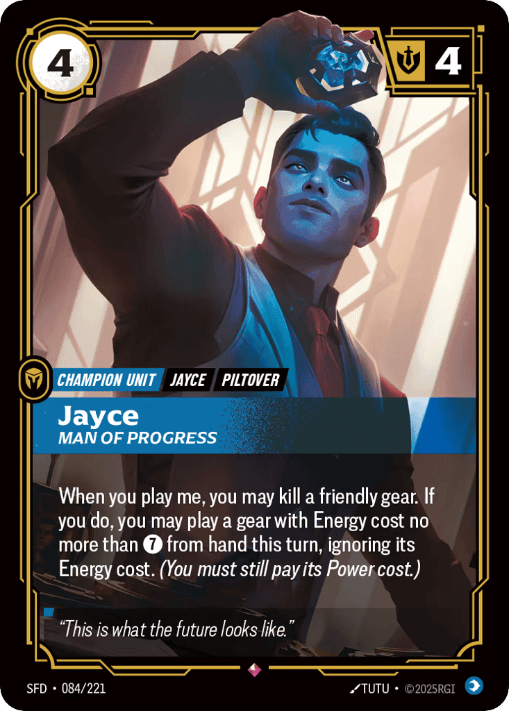 Jayce, Man of Progress [SFD 084/221] (Foil)