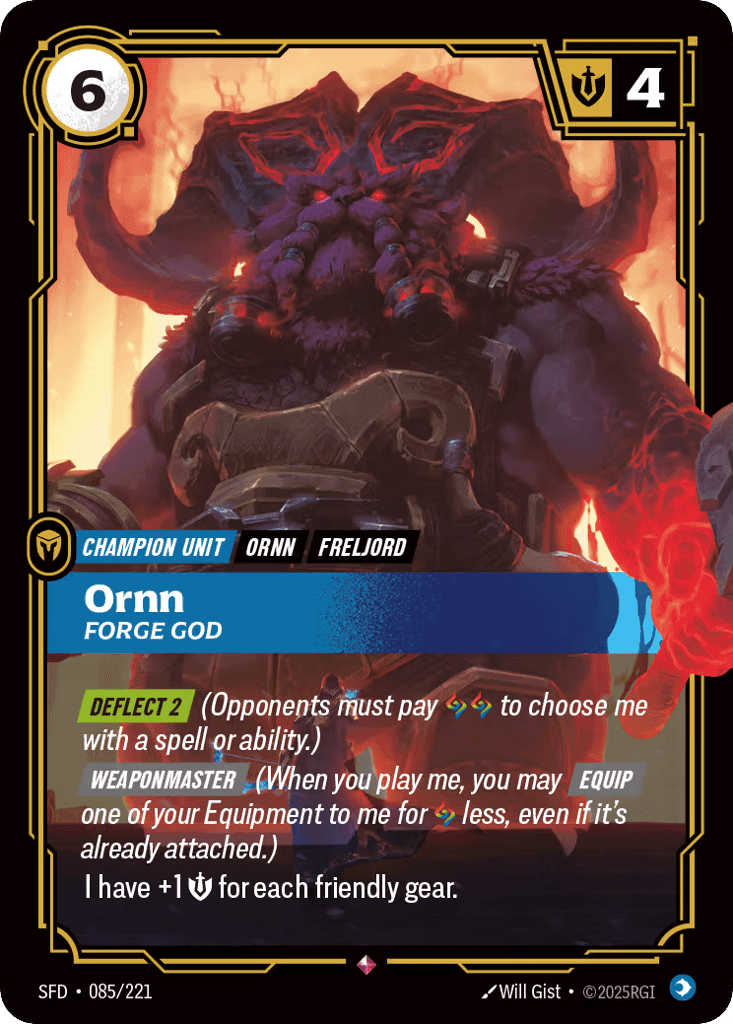 Ornn, Forge God [SFD 085/221] (Foil)