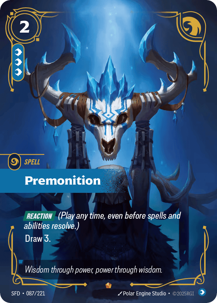 Premonition [SFD-087] (Foil)