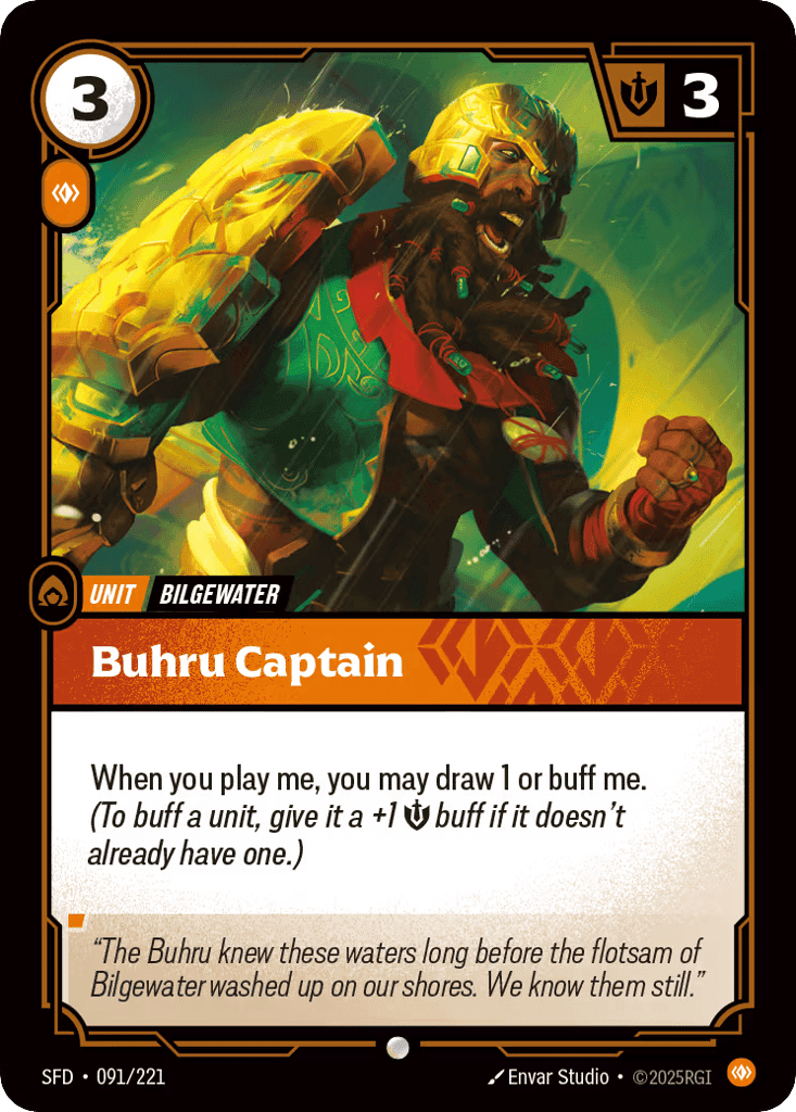 Buhru Captain [SFD-091] (Foil)