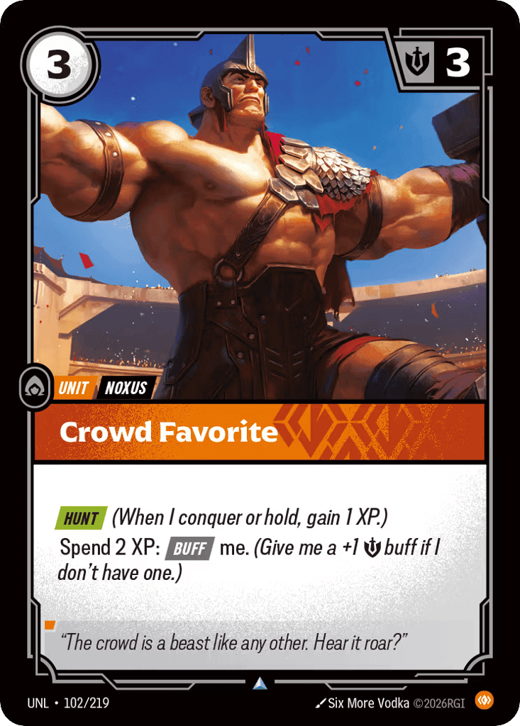 Crowd Favorite [UNL-102] (Foil)