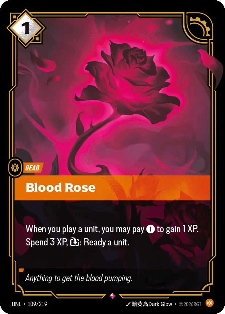 Blood Rose [UNL-109] (Foil)