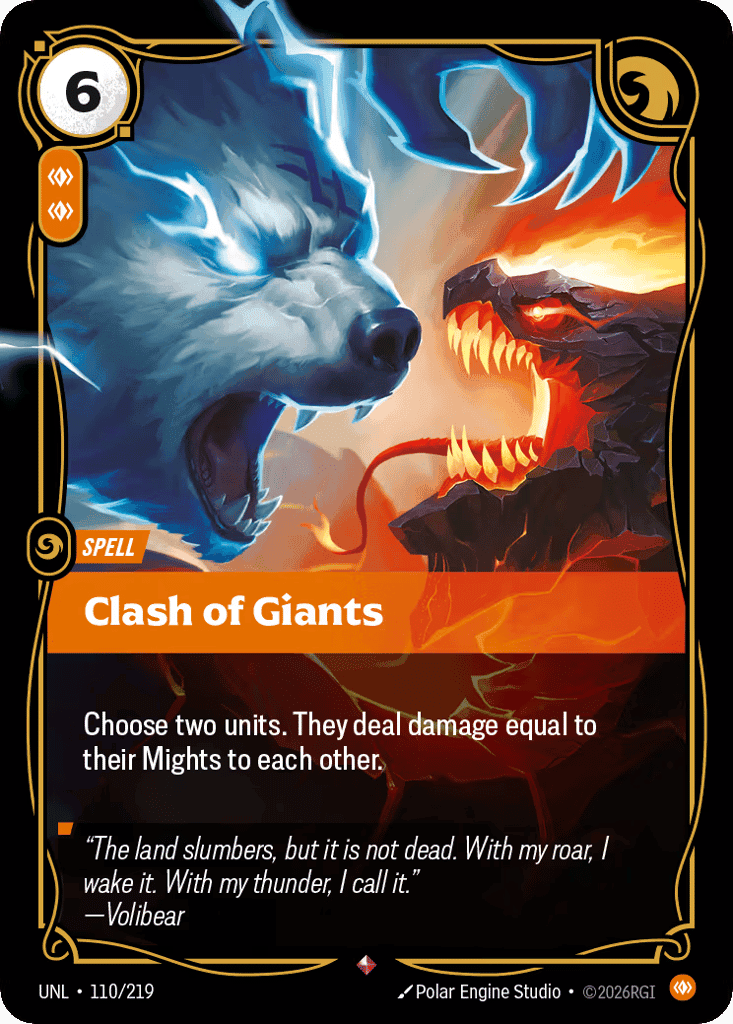 Clash of Giants [UNL-110] (Foil)