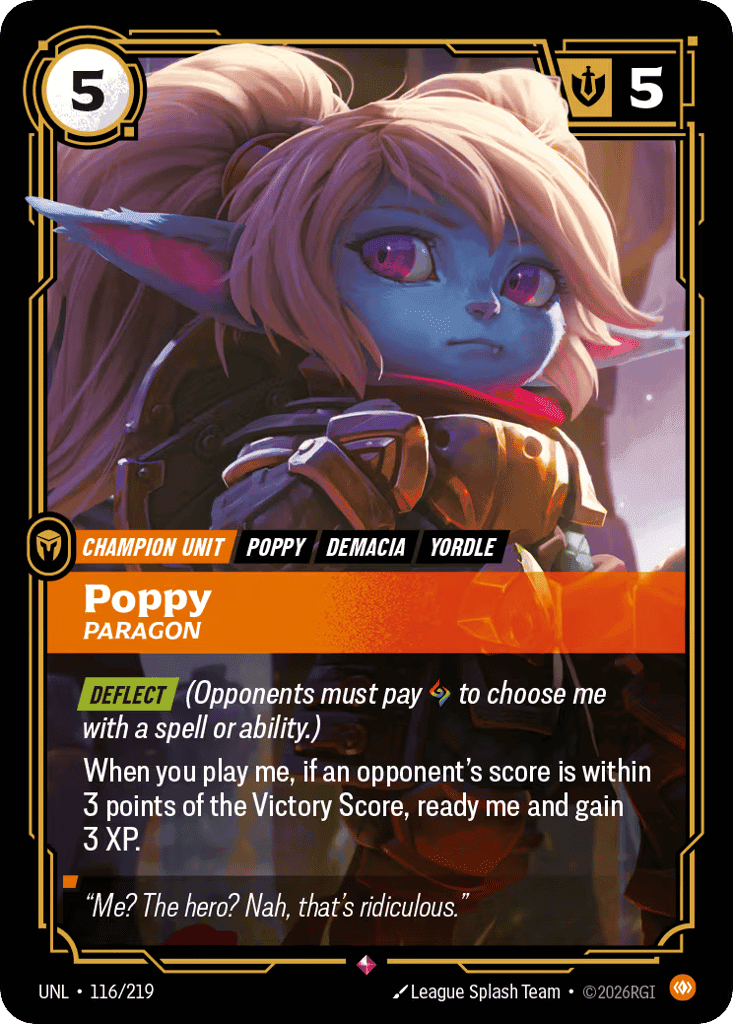 Poppy, Paragon [UNL 116/219] (Foil)