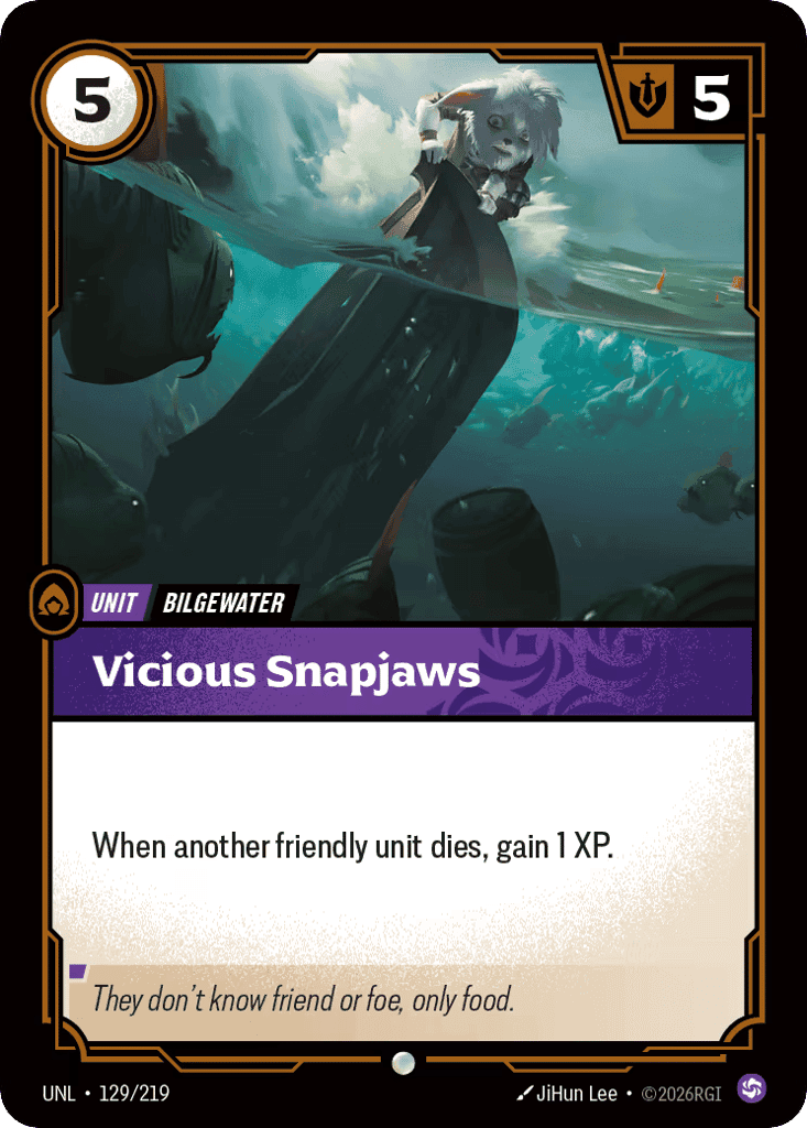 Vicious Snapjaws [UNL-129]