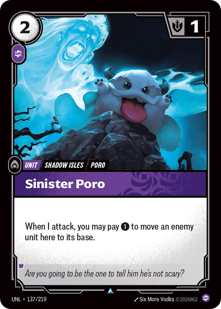 Sinister Poro [UNL-137]