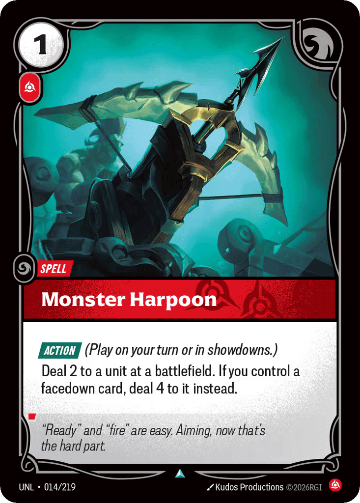 Monster Harpoon [UNL-014] (Foil)