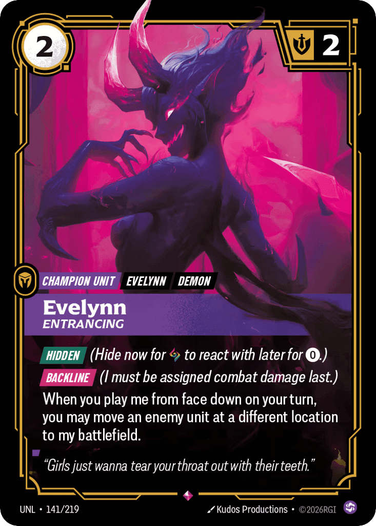 Evelynn, Entrancing [UNL 141/219] (Foil)