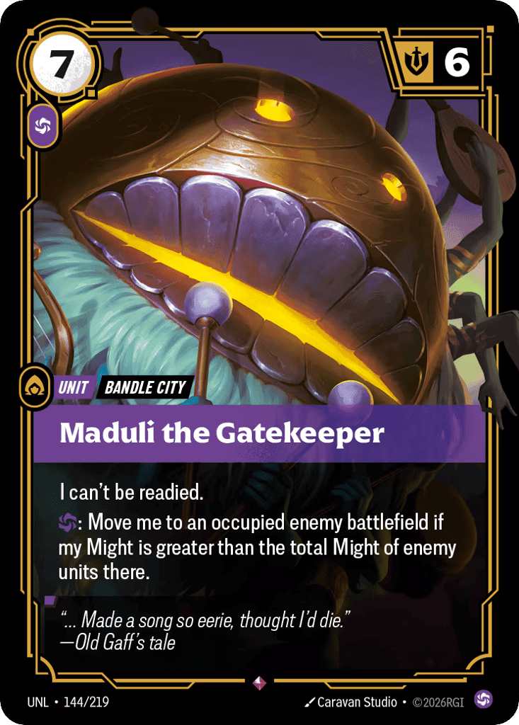 Maduli the Gatekeeper [UNL-144] (Foil)