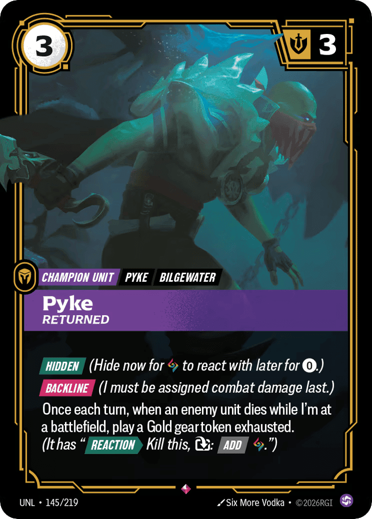 Pyke, Returned [UNL 145/219] (Foil)