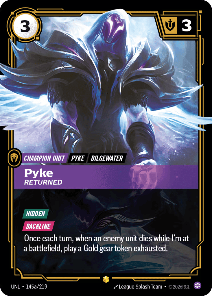 Pyke, Returned (Alternate Art) [UNL 145a/219] (Foil)