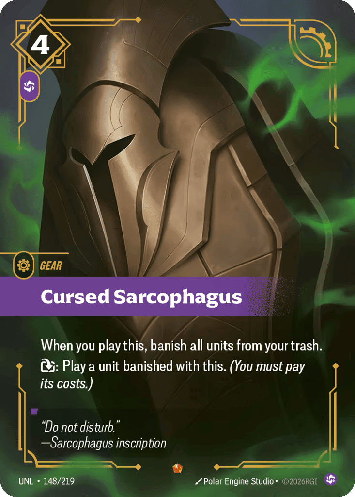 Cursed Sarcophagus [UNL-148] (Foil)