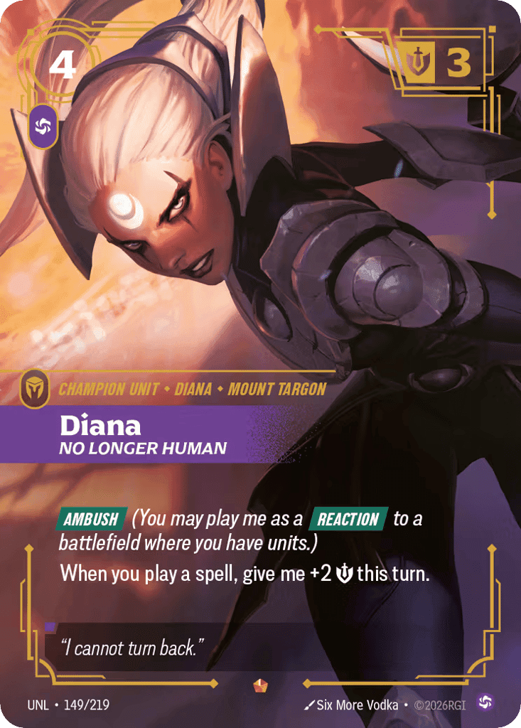 Diana, No Longer Human [UNL 149/219] (Foil)