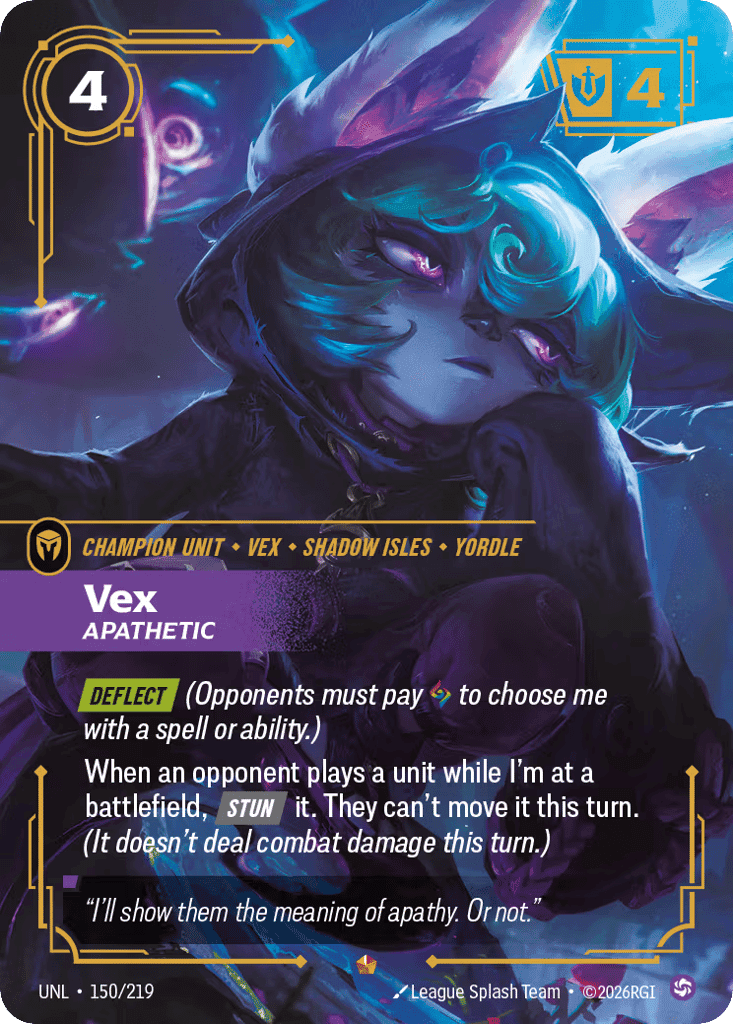 Vex, Apathetic [UNL 150/219] (Foil)