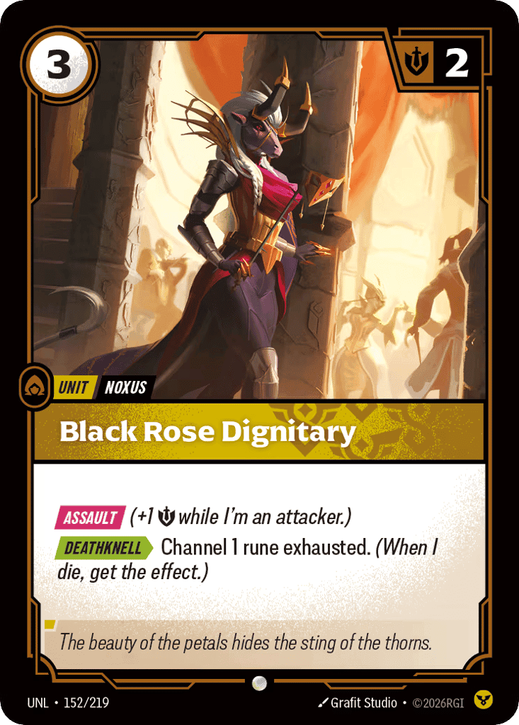 Black Rose Dignitary [UNL-152]