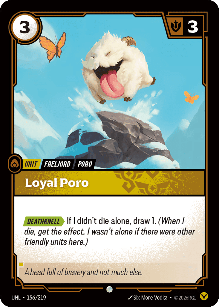 Loyal Poro [UNL-156] (Foil)