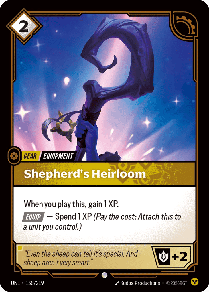 Shepherd's Heirloom [UNL-158]