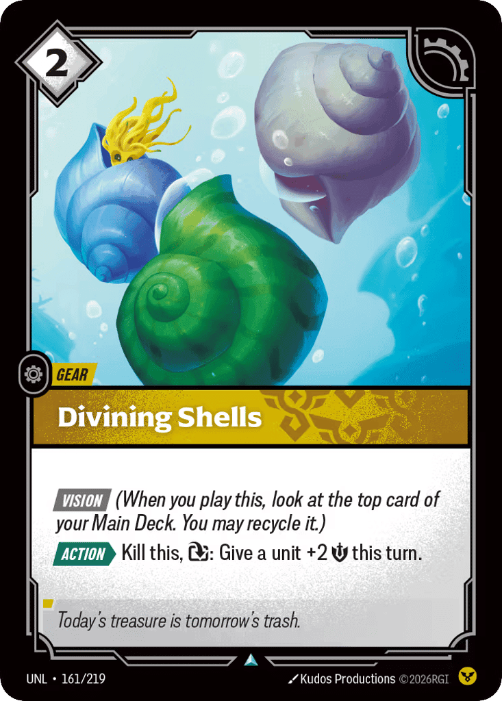 Divining Shells [UNL-161]