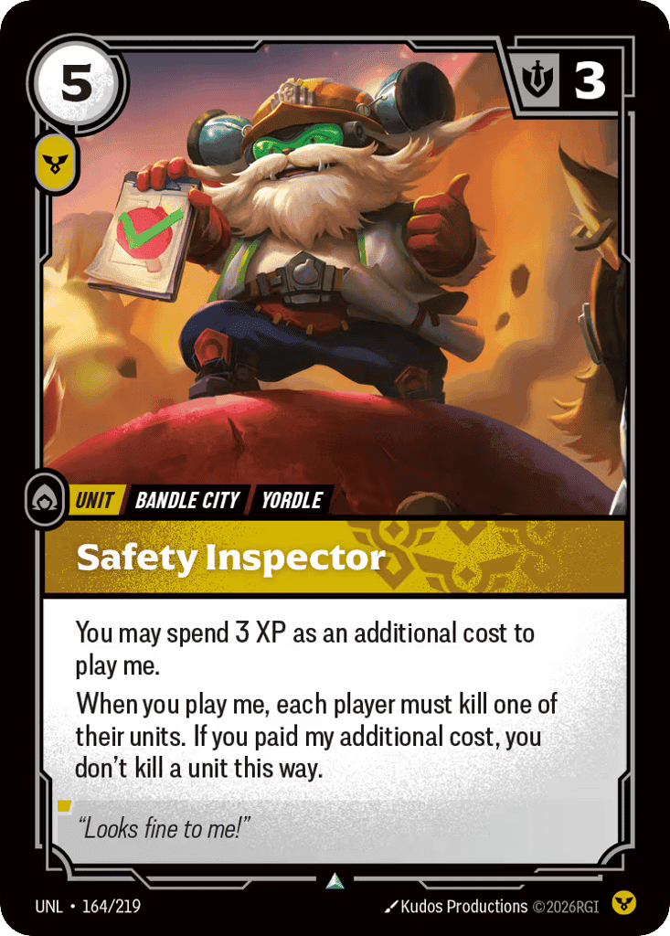 Safety Inspector [UNL-164] (Foil)