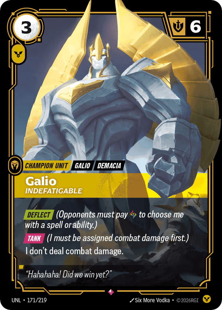 Galio, Indefatigable [UNL 171/219] (Foil)