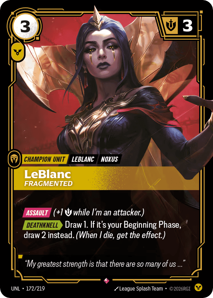 LeBlanc, Fragmented [UNL 172/219] (Foil)