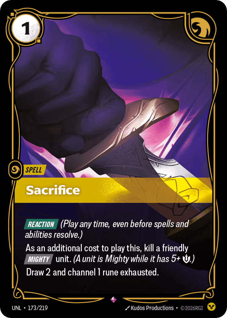 Sacrifice [UNL-173] (Foil)