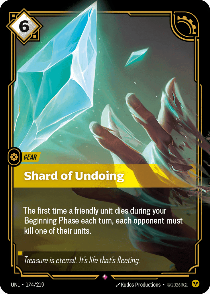 Shard of Undoing [UNL-174] (Foil)