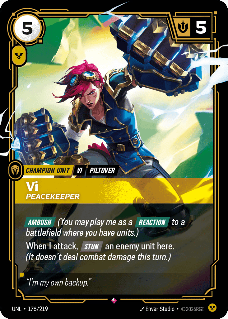 Vi, Peacekeeper [UNL 176/219] (Foil)