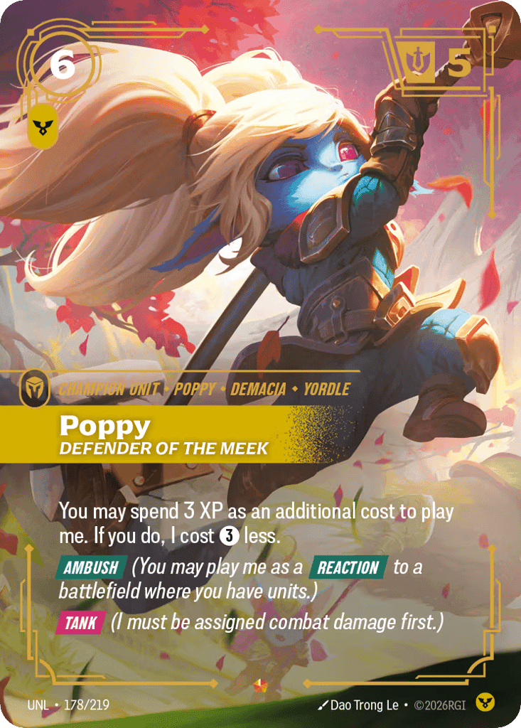 Poppy, Defender of the Meek [UNL 178/219] (Foil)