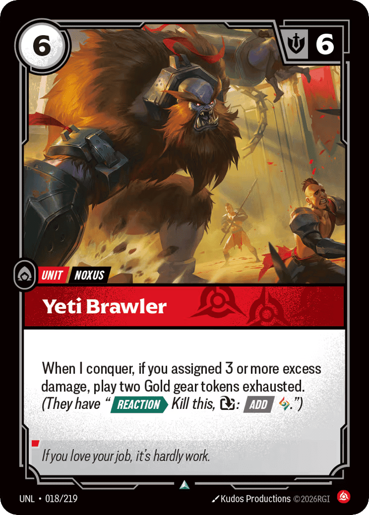 Yeti Brawler [UNL-018]