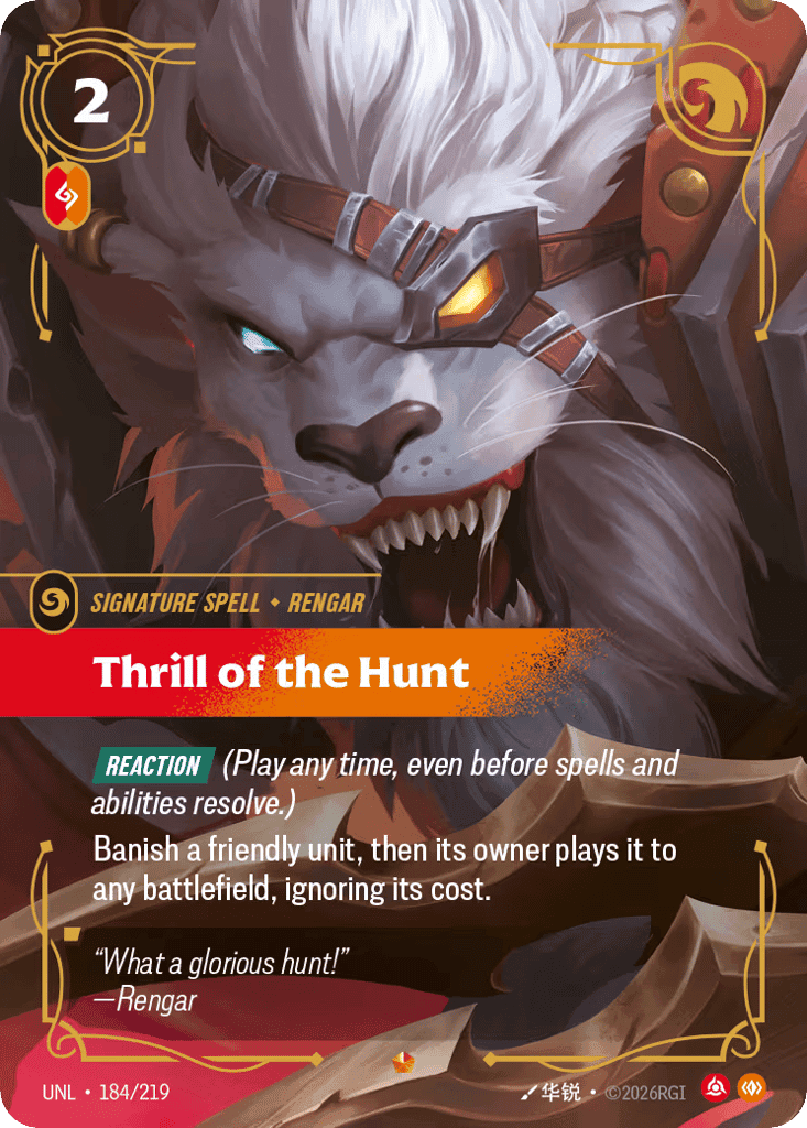 Thrill of the Hunt [UNL-184] (Foil)